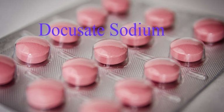 What Is Docusate Sodium? Explanation With Example
